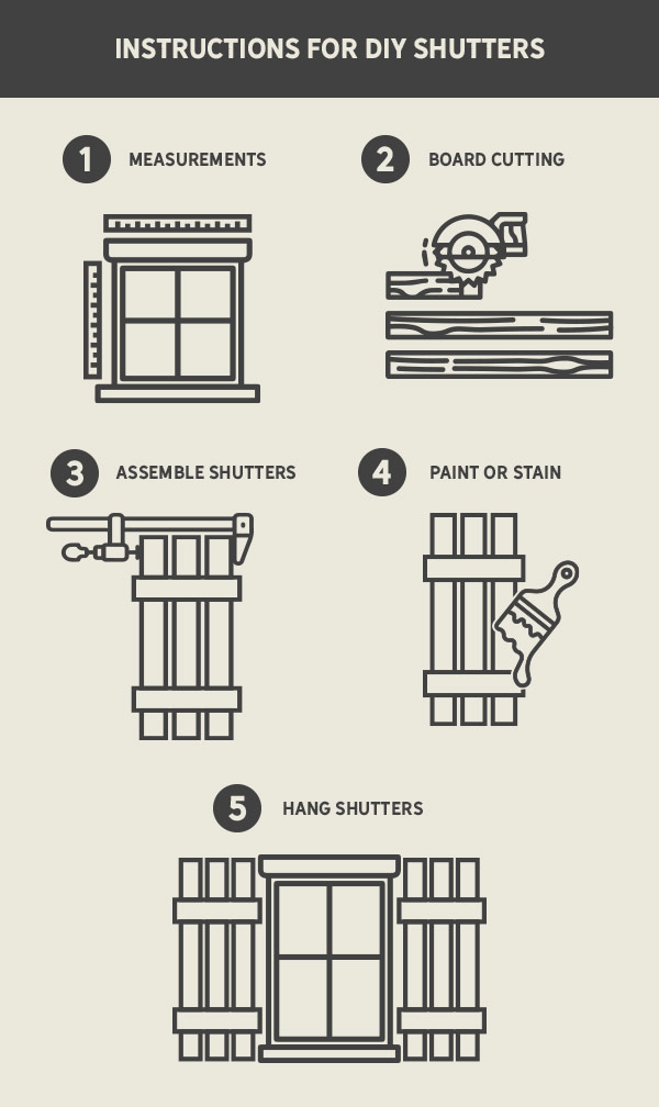 DIY Shutters Instructions DIY Shutters Instructions