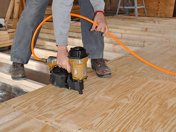 Nail Gun to Plywood
