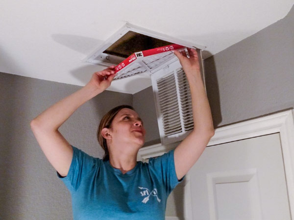 Changing AC Filter Replace Air Filter